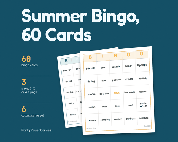 Summer Bingo, the listing cover