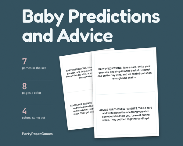 Baby Predictions and Advice, the listing cover