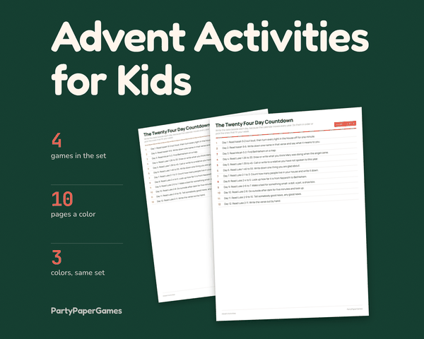 Advent Activities for Kids, the listing cover