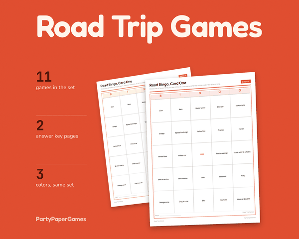 Road Trip Games, the listing cover
